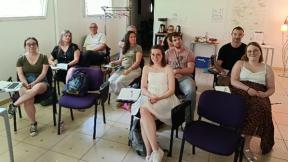 Salle de formation avec des stagiaires